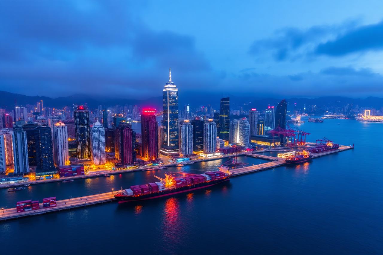 Hong Kong harbour, home of our operating base
